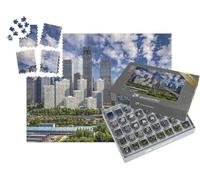 puzzleYOU : Smart Sorted® | Puzzle Photo 1000 pièces « Vue Urbaine du Quartier Financier de Pékin, Chine »
