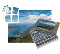 puzzleYOU : Smart Sorted® | Puzzle Photo 1000 pièces « Vues aériennes avec Un Drone Depuis Le Sommet de la Tournette, Lors d'une randonnée, Annecy, Haute-Savoie »