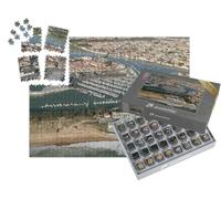 puzzleYOU : Smart Sorted® | Puzzle Photo 1000 pièces « Vues aériennes de Saint-Gilles-Croix-de-Vie 85800 à l'ouest de la Vendée »