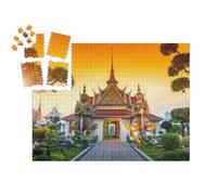 puzzleYOU : Smart Sorted® | Puzzle Photo 1000 pièces « Wat Arun Tempel im Sonnenuntergang à Bangkok, Thaïlande »