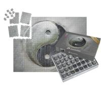 puzzleYOU : Smart Sorted® | Puzzle Photo 1000 pièces « Yin Yang Fond d'acier »