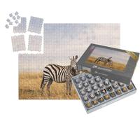 puzzleYOU : Smart Sorted® | Puzzle Photo 1000 pièces « Zèbre de Burchell ou zèbre des steppes en Tanzanie »