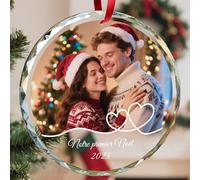 Puzzlo Boule de Noel Personnalisée, Décoration Noël Sapin Personnalisable