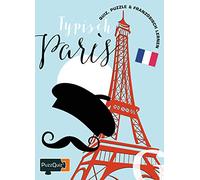 PuzzQuiz - Typisch Paris: Quiz, Puzzle & Französisch lernen / Sprach- und Reisespiel