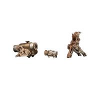 PuzzXfundty Kit d'accessoires tactiques en bois DIY pour lunette de visée - Support pour revolver en bois - Trois (version kit)