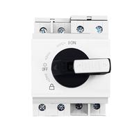 PV DC 1200V 32A Din Rail Solar Rotating Handle Isolator Rotary Switch Disconnector For Solar