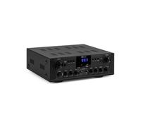 Power Dynamics Amplificateur audio PV220BT – Bluetooth 2 zones 2x100W, USB/SD, FM, télécommande