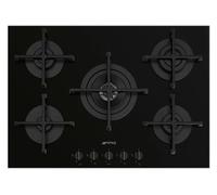 SMEG PV275B, Plaque de cuisson à gaz SELEZIONE, Black