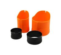 PVA Bags Kit de pêche à la carpe - Appâts de pêche | 50 sacs de pêche dissoutes | Recharge de sac en PVA | Sac de rangement antidérapant | Lys attachés appâts pour pêche à la carpe, multicolore, PVA