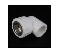 PVC 10pcs PPR Femme 1/2" 3/4" 1" fil à 20 mm 25 mm 32 mm Coude connecteur PPR tuyau de plomberie Raccords PPR tuyau d'eau Joints tuyau en PVC (Color : White, Diameter : 32mm 1l2 inch)