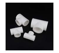PVC 20pcs PPR Equal Tee connecteur 20 mm 25 mm 32 mm 40 mm Conduite d'eau Plomberie Raccords PPR tuyau d'eau Trois façons Adaptateur tuyau en PVC (Color : White, Diameter : Inner diameter 25mm)