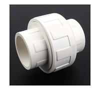 PVC 25 mm PVC Union Garden Connecteur d'irrigation Outils de conduite d'eau Connecteurs aquarium Adaptateur Connecteur mâle droit Tube rapide Joint 12/24 / ou de 48pcs beaucoup tuyau en PVC