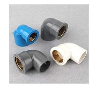 PVC 3pcs 20~32mm 1/2"~ 1" Cuivre fil de PVC Coude Joints Jardin Irrigation Conduite d'eau Connecteurs aquarium de poissons Joints de tube tuyau en PVC (Color : 25mm 3I4 Inch, Diameter : White)