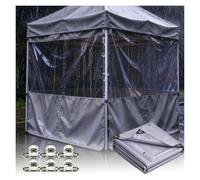 PVC Bâches Épaisse Imperméable Bâche Transparente Conceptions Modulaires | Pvc Baches Imperméables pour Exterieur Kiosques, Serres, Étals de Marché(8.5x3m/27.88x9.84ft)