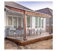 PVC Bâches étanches Transparentes avec Oeillets,0.35mm Bâche Étanche Et Indéchirable,Hydratant Résistance Au Déchirement,pour Ferme,Voiture,Bassin,Epaisse Densité 365g/m²(2.2x6m/7.2x19.6ft)