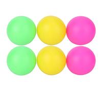 PVC Bel Ball Set 6pcs de Haute qualité Soft Durable Durable Balles de Jouets de Remplacement coloré pour Le Chat de Tennis de Plage Play Decorations Red Yellow Blue Green (Rouge, Jaune, Vert)
