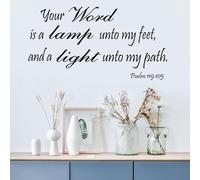 PVC Bible Verse Wall Decals Christian Quote Walls Art Stickers Religious Decor