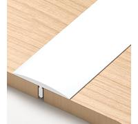 PVC Bordure De Moquette, T Bande Plancher Transition De Seuil, Pour Stratifié, Vinyle, Carrelage, Raccord Joints Sol, Facile À Nettoyer Et À Découper(Blanc,3pcs*90 * 4cm)