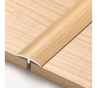 PVC Bordure De Moquette, T Bande Plancher Transition De Seuil, Pour Stratifié, Vinyle, Carrelage, Raccord Joints Sol, Facile À Nettoyer Et À Découper(Wood,3pcs*90 * 2.5cm)
