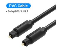 PVC Cable 1,5m Vention-Câble audio optique numérique, liaison de charnière éventuelles DIF, câble coaxial pour amplificateurs, Blu-Ray, Xbox 360, PS4, barre de son ""Nipseyteko