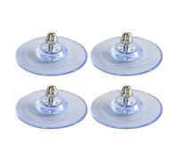 PVC Cat Sucker Pads - Transparent Suction Cups Replacement, Robust Adhesive Construction, Secure Screw Installation, High Weight Capacity 20 Kg | Smooth Durablee Material, Cat Window Bed for Home