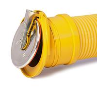 Pvc clapet en plastique chèque rabat auto fin activer le drainage remous universelle 72 100mm