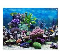 PVC -colle sous-marine -coraux -aquarium -réservoir de poissons fond de poster papier décoratif (76*30 cm)