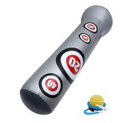 PVC Colonne de Boxe Gonflable 1,6m pour Adultes et Garçon et Filles | Résistant à L’usure, Installation Facile, pour Coups de Pied et Poings, Couleurs Haut et Bas Aléatoires Couleur Aléatoire