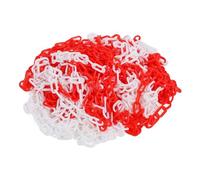 PVC de barrière de sécurité de poteau de cône de chaîne de trafic pour le stationnement d'allée de route 8mm 25m (Rouge et Blanc)