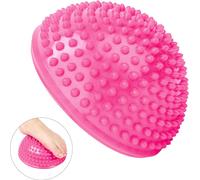 PVC Durian Ball Stress Relief Yoga Massager Demi-cercle Boule de massage pour les pieds Détente musculaireRose