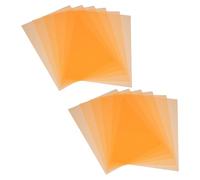 PVC Feuille de Diffuseur de Lumière LED 12 Pièces | Filtre de Lumière Colorée Solide, Protection Rayures, Observation Visuelle Claire, pour Studios et Classes D'art
