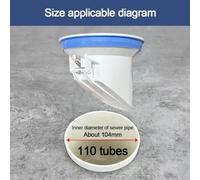 PVC Floor Drain Flange Ring 50-160mm Auto Close(110) | Fits 50, 75, 110, 160mm pipes, pour versatile compatibility, white PVC material, easy cut-to-fit design