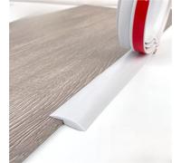 Pvc Floor Leather Edging Strip,Rubber Transition Strip For Flooring， 10ft/16.4ft Long, Suitable For Waterproof Edging And Seamless Edging Of Thresholds, Plastic Flooring, And Carpets.(White,3 meters/1