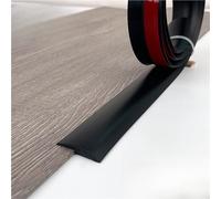 Pvc Floor Leather Edging Strip,Rubber Transition Strip For Flooring， 10ft/16.4ft Long, Suitable For Waterproof Edging And Seamless Edging Of Thresholds, Plastic Flooring, And Carpets.(Black,5 meters/1