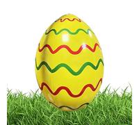 PVC Inflatable Egg, Easter Yard Decor, Compact Size for Festive Setup, Bright Color Detail Feature, Holiday Decoration Category Utility, Home Garden Lawn Porch Indoor Pool Outdoor Hunt Use