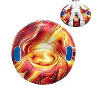 PVC Inflatable Ski Ring Ski Towable Boat Sled Raft, Snow Tube Handles | Snow Tube Sled For Winter Ski Lake River Pool Beach Outdoor