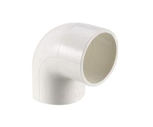 PVC Pipe Fitting 50mm Slip Socket 90 Degrés Coude Couplage Connecteur Blanc 2 Pcs