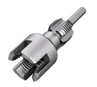 Pvc Pipe Threading Tool for Electric Drill, Integrated Internal & External Pipe Threading Tools, Pipe Threader Kit with 1/2 Inch 3/4 Inch (4-branch pipe)