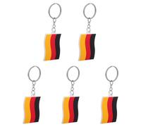 PVC Porte-clés et Drapeau Allemand, Léger 5 Pièces Portable