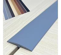 PVC Profilé En T Barre De Seuil 1 Mètres De Porte Plinthe Souple Autoadhésive Autocollant Autocollant Profil Transition Sol Compatible Joint Plan De Travail Cuisine(Gray,5cm*900cm)