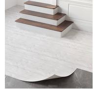 PVC Revêtement de sol auto-adhésif 3 m² vinyle imitation bois pour sol pour porte du2019entrée salon cuisine gris 0.6 0.6 SOLS PVC