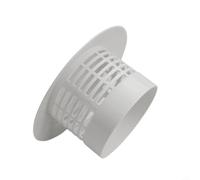 PVC Roof Vent Cap 75mm Rain Protection White(110mm) | 75mm size, molding, odorless PVC, resists cold pressure, quick install
