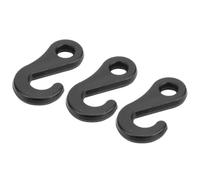 PVC S - Shape Tent Hooks | 20 Pack High Strength & Heat Withstanding | Portable Tent Accessories for Secure Setup/Camping/Outdoor Gear