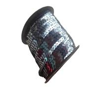 PVC Sequin Paillette Trim String | Multicolor 5/10 yards: Crafts, Clothing, Gift Wrap, Party, Scrapbook(Deep grey,5 yards)