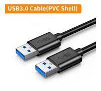 ( PVC Shell) USB 3.0 câble Type A mâle à mâle câble 3.0 2.0 extension pour disque dur TV Box ordinateur portable.[P17]