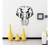 PVC Stickers Muraux,animal éléphant d'afrique,Mural Décoration Murale Chambre Salon Salle à Manger,58x67cm