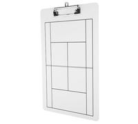 PVC Tableau de Stratégie de Tennis Effaçable à Sec pour Entraîneur | Presse-papiers Portable, Visualisation Claire et Ajustements en Réel, pour Pratique sur Ligne de Touche