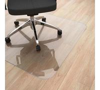 PVC Tapis protège-Sol Imperméable Nappe Transparente Tapis de Chaise de Bureau Anti Tache Antidérapant, for Parquet Stratifié Bureau Maison Différentes Tailles