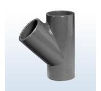 PVC Té 45 °, 3 x Manchon adhésives 63 mm