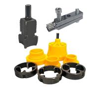 Pvc Thread Maker Tool, Pvc Threader Sets, 2.99in Internal External Cutter, Tap Die Set, Professional Plumbing Repair, Adjustable Hand Tools for Pipes, Outdoor and Home Use